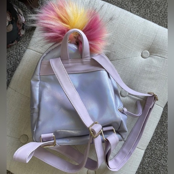 SOLD - New Under One Sky Rainbow Unicorn Small Backpack - Picture 2 of 6